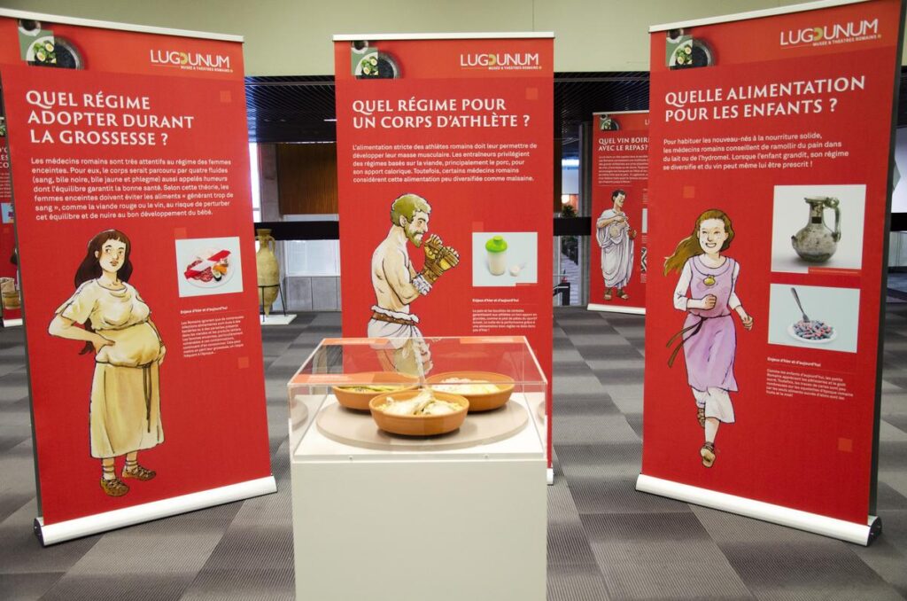 Visuel de l'exposition de Lugdunum : "Une salade, César ?"