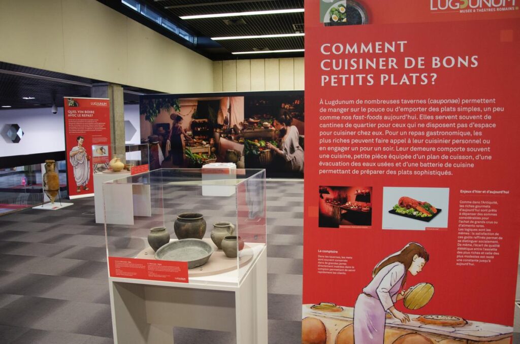 Visuel de l'exposition de Lugdunum : "Une salade, César ?"